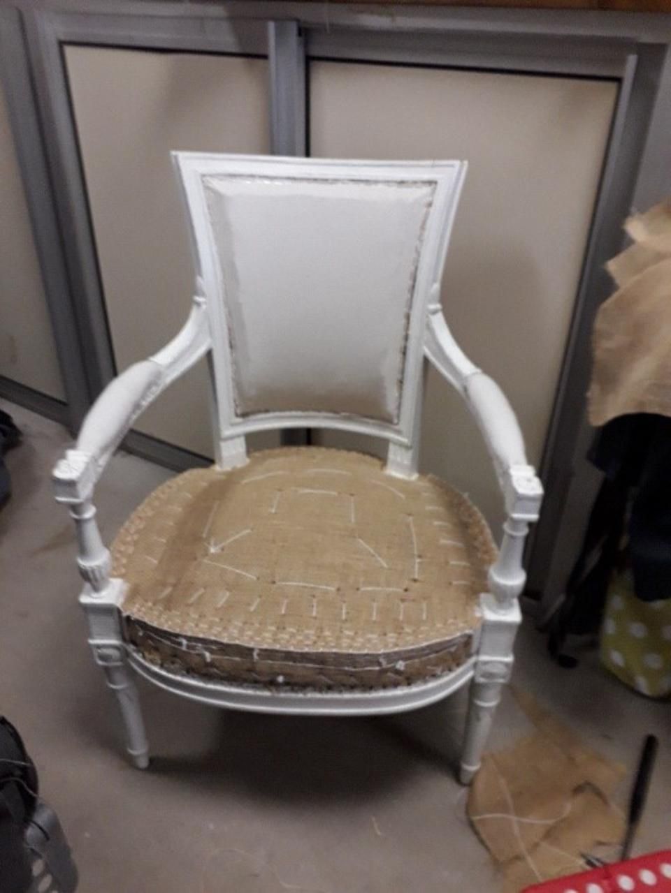 fauteuil en rénovation