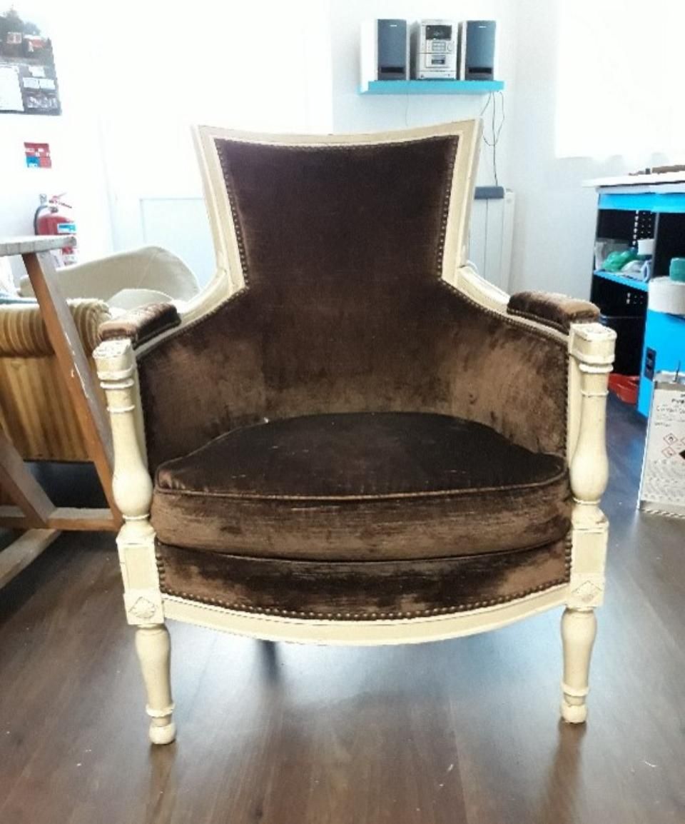 fauteuil velours